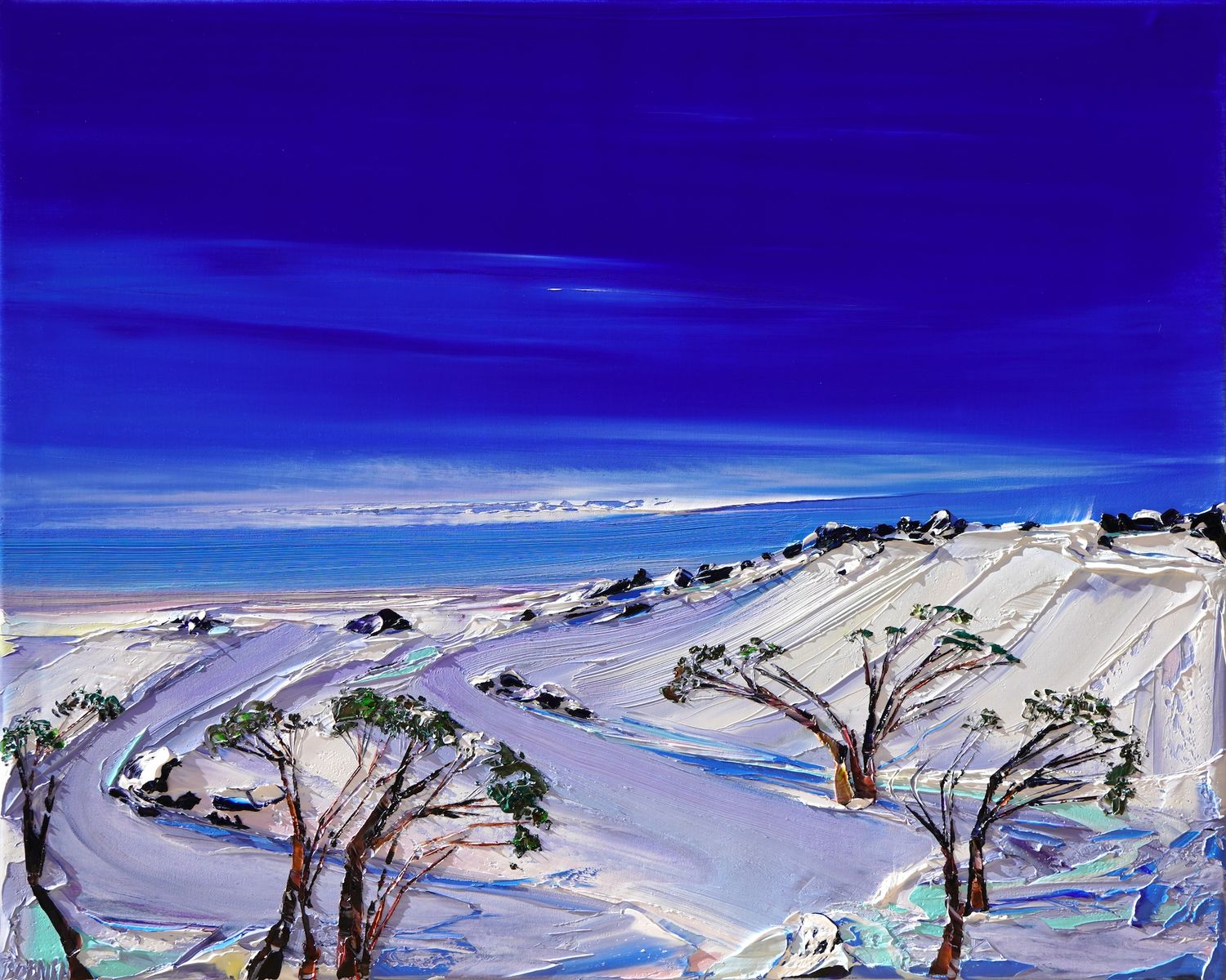 UP NEAR ANTONS - The original painting