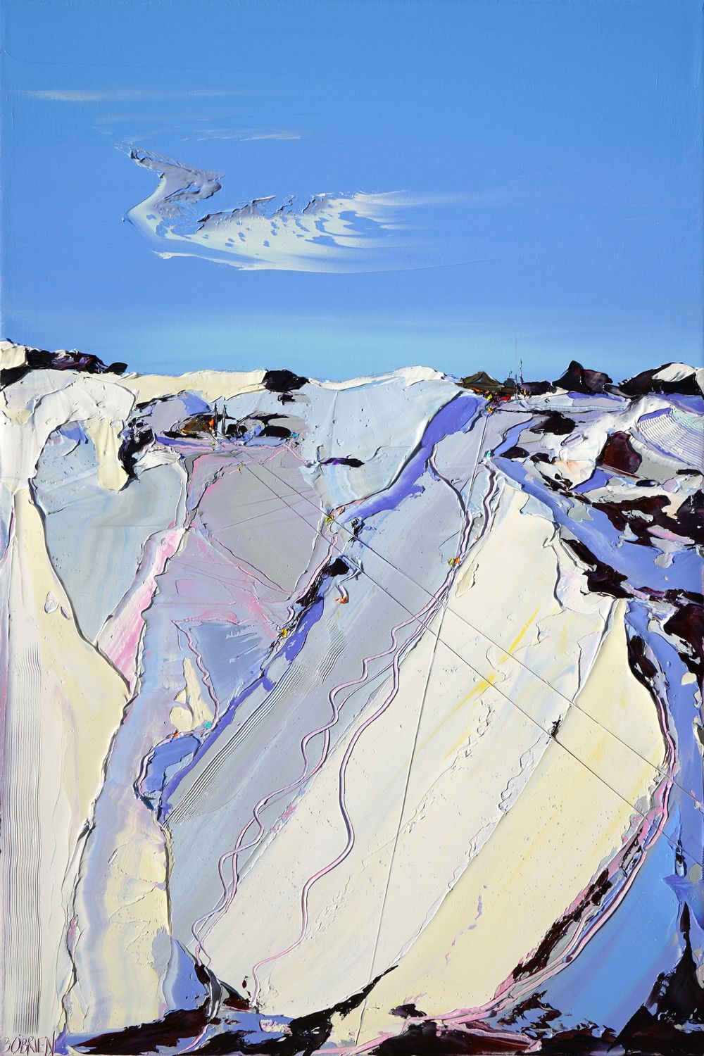 THE SNOWYS - The original painting