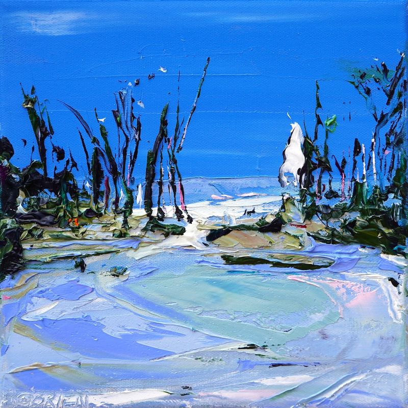 WHEN NIGHT FALLS - The original painting