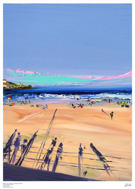 Limited Edition Print - 20" x 28" - BONDI OUTSIDER