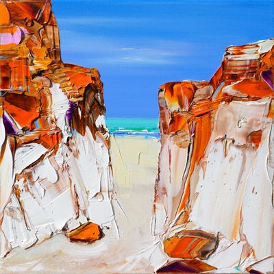PINE CLIFFS - The original painting