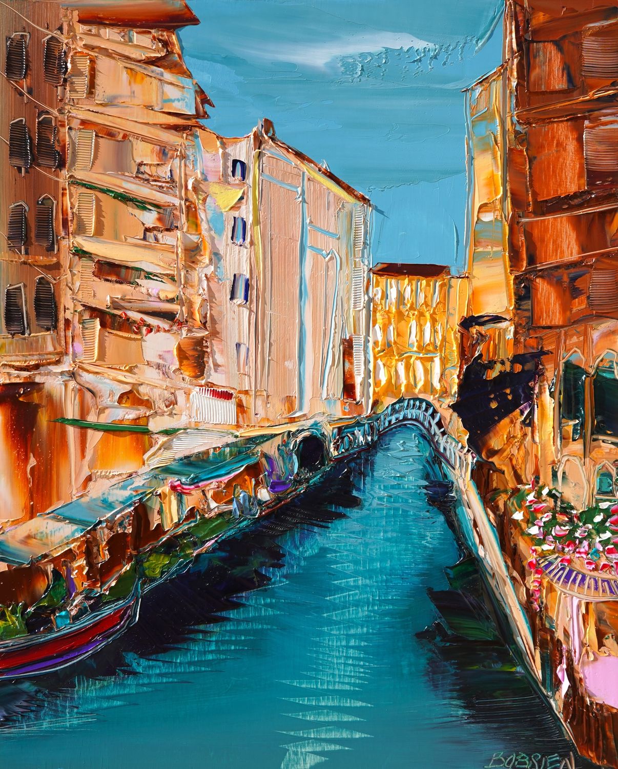 SPARKLE OF VENICE - The original painting