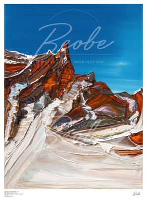 Limited Edition Print - 119cm x 88cm - CLIMBERS VAL DI FUNES