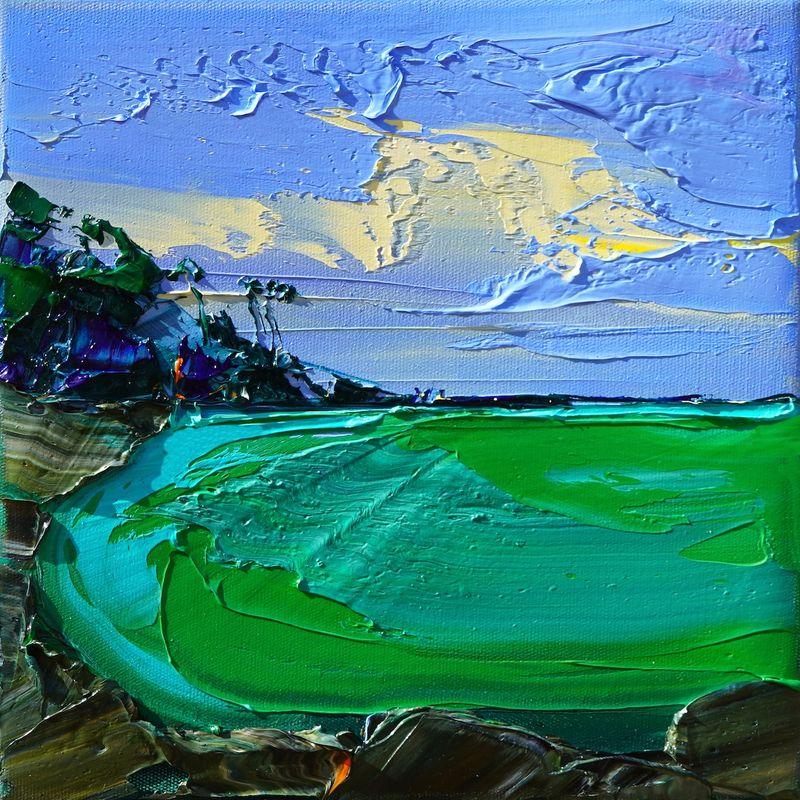 LAGOON HOPPING, AIRLIE - The original painting