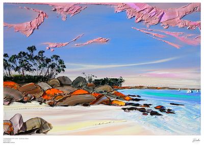 Limited Edition Print - 50cm x 70cm - CATAMARANS OFF COSY