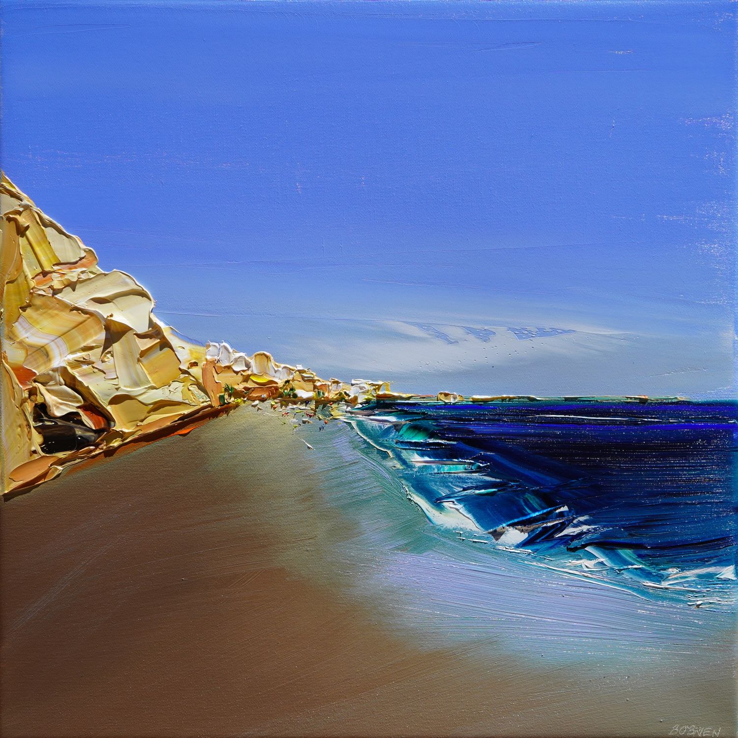 WING AND A PRAIA - The original painting