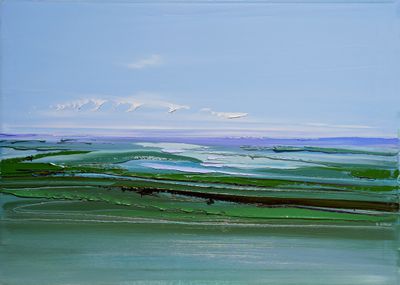 FARMLAND KANGAROO ISLAND - The original painting