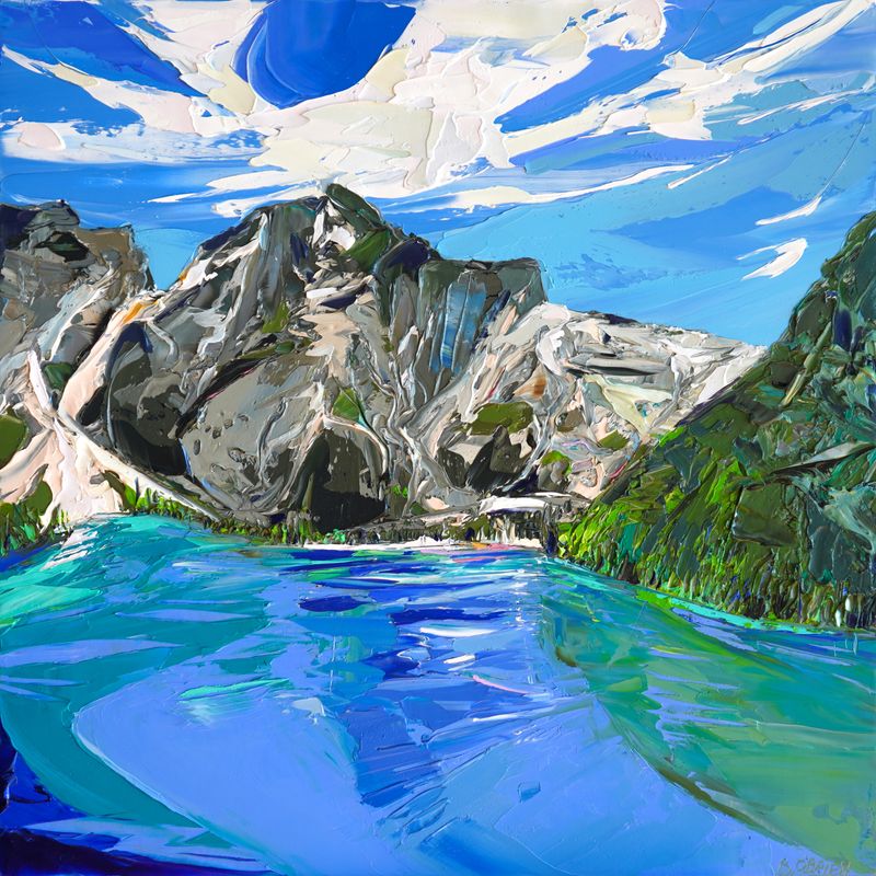 LAGO DI BRAIES - The original painting