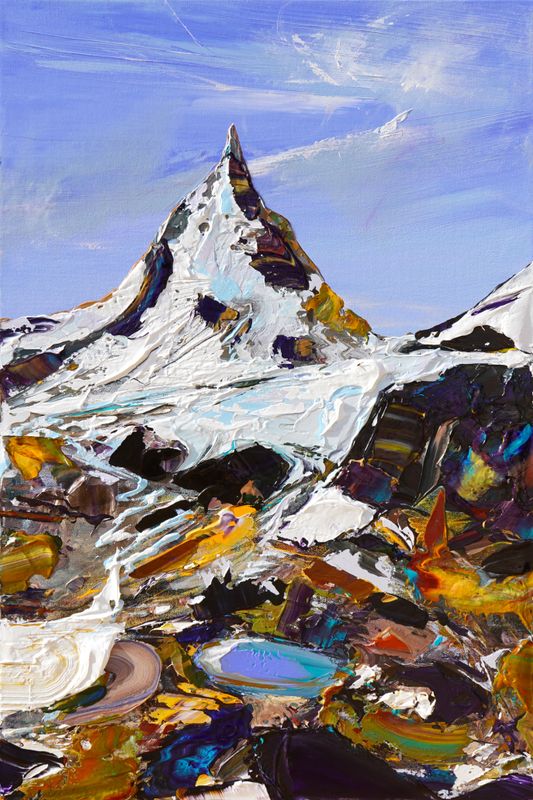 VAL GARDENA - The original painting