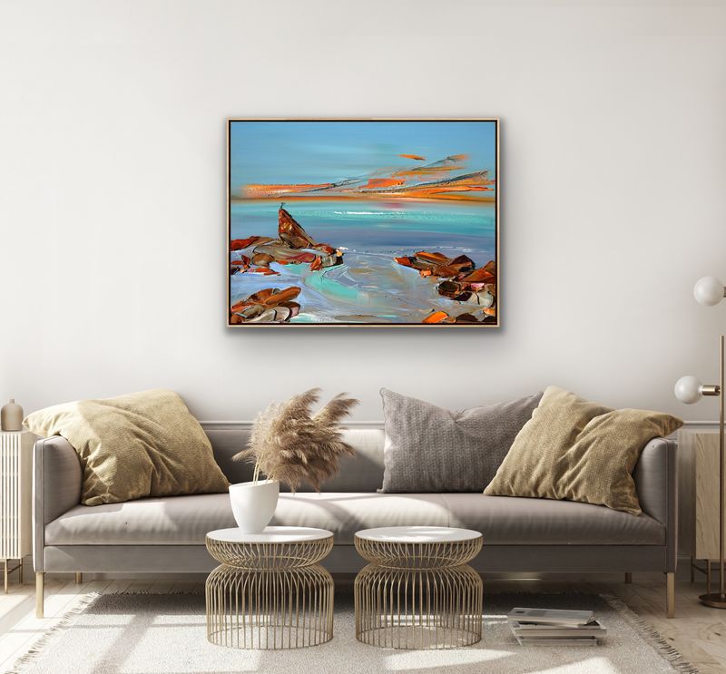 ONE TREE ROCK - The original painting