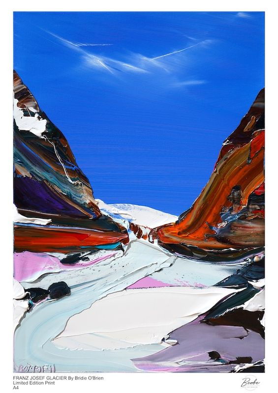 Limited Edition Print -  A4 - FRANZ JOSEF GLACIER