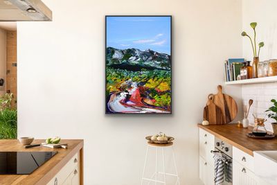 THE ICE TRAILS - The original painting