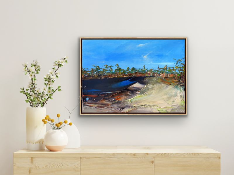 ANT CASTLES &amp; YABBY CLAWS - The original painting