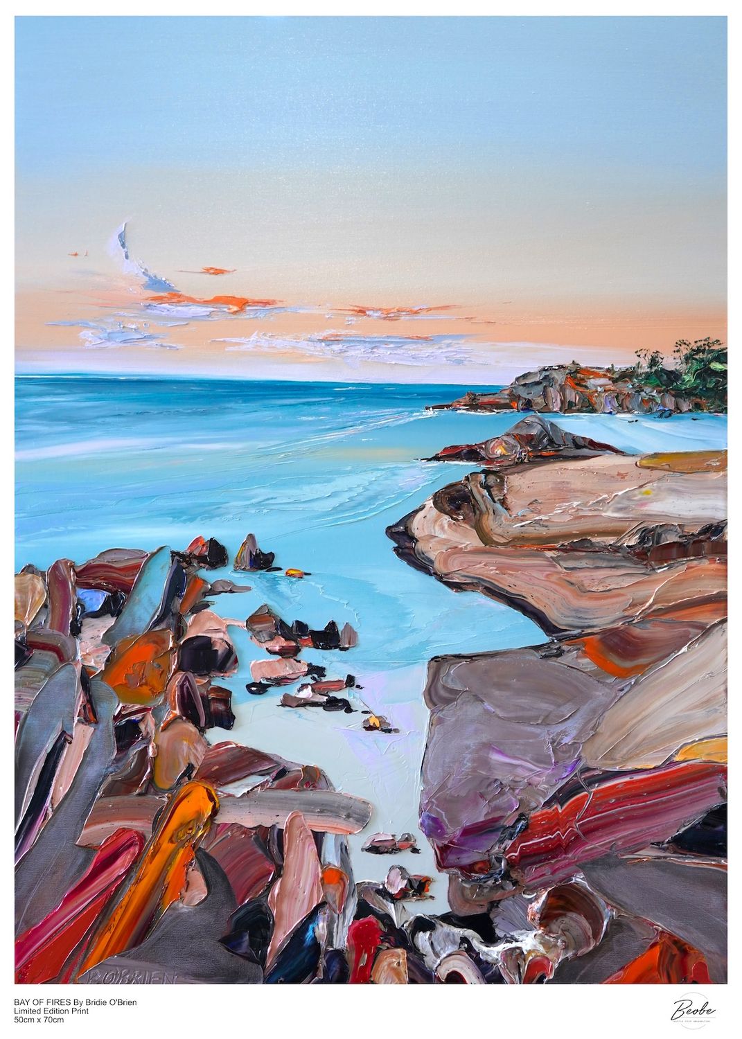 Limited Edition Print - 20" x 28" - BAY OF FIRES
