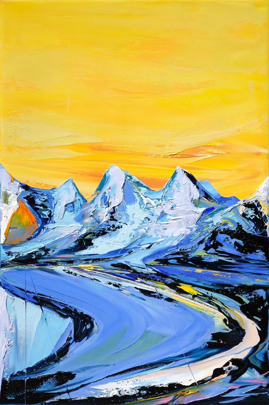 ALTITUDE GOLD - The original painting