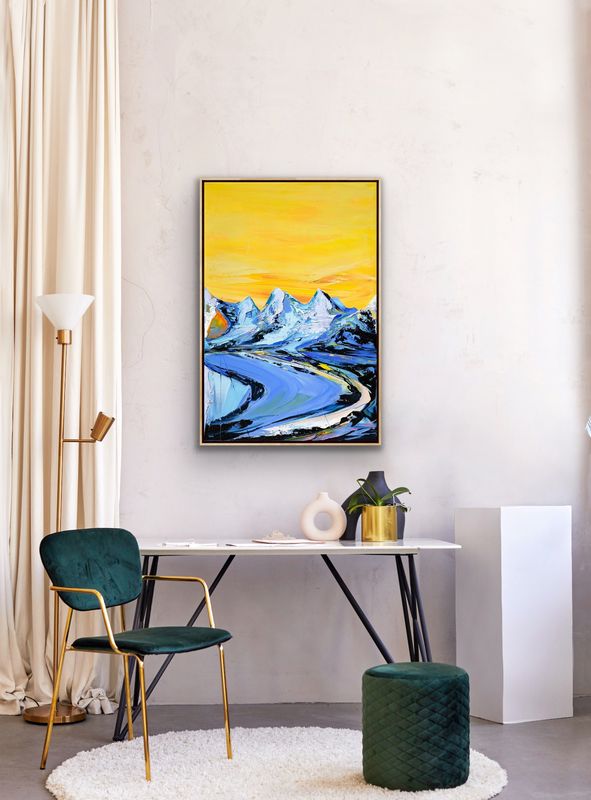 ALTITUDE GOLD - The original painting