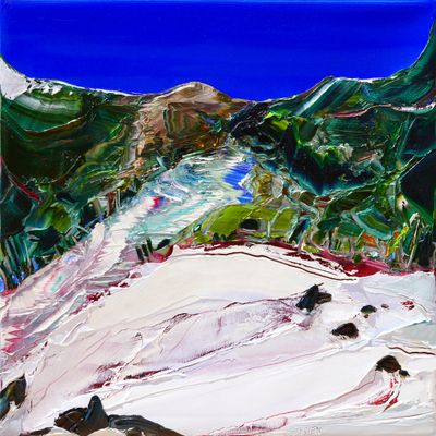 SPRING POWDER   - The original painting