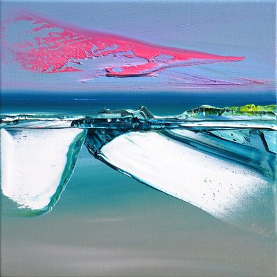 SWELL, IT'S A NUDIST - The original painting