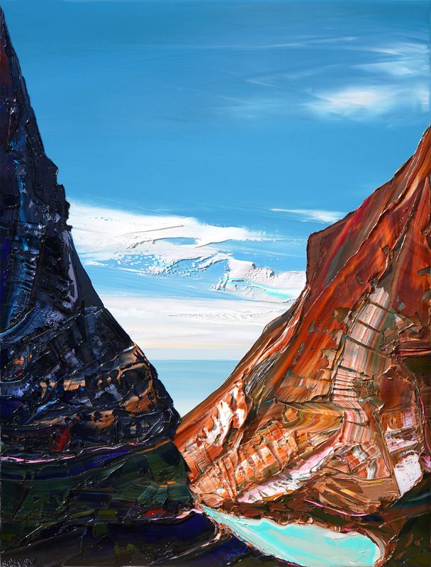 TIGER LEAPING GORGE - The original painting