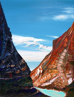 TIGER LEAPING GORGE - The original painting