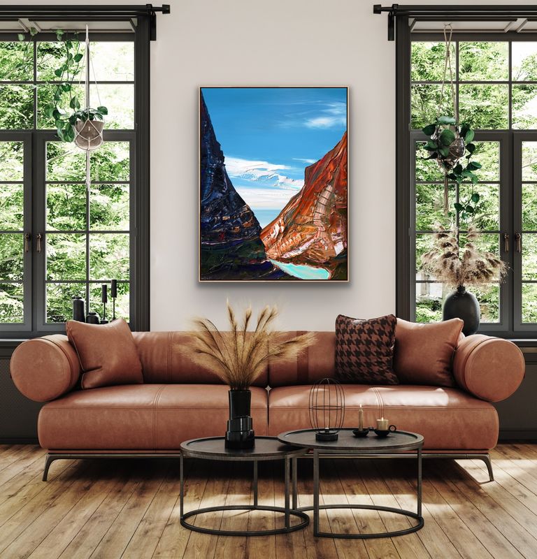 TIGER LEAPING GORGE - The original painting
