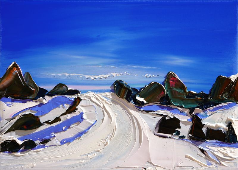 GREAT GRANITE TORS - The original painting