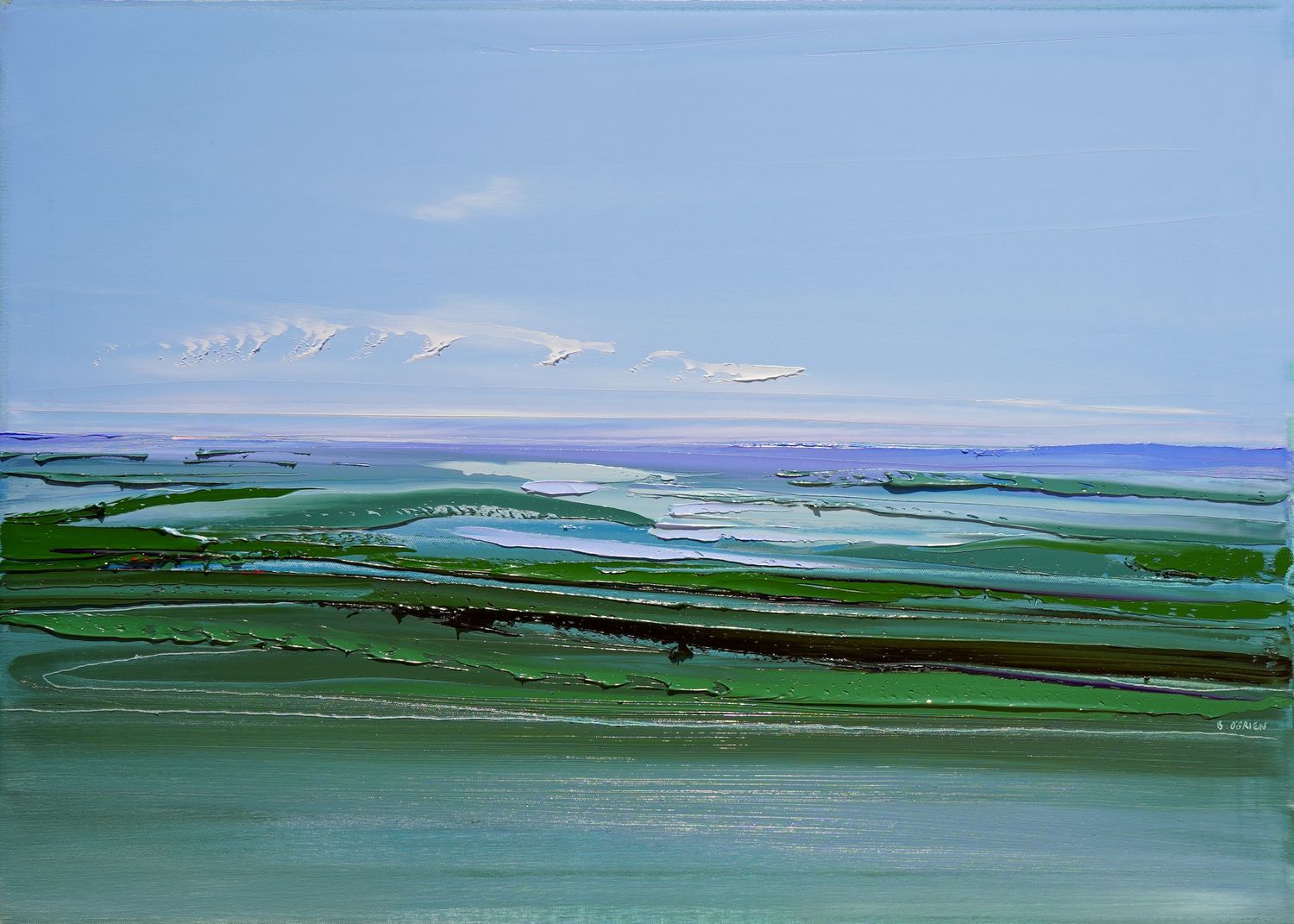 FARMLAND KANGAROO ISLAND - The original painting