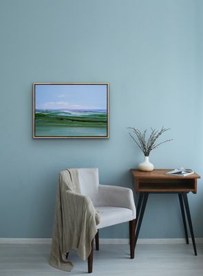 FARMLAND KANGAROO ISLAND - The original painting