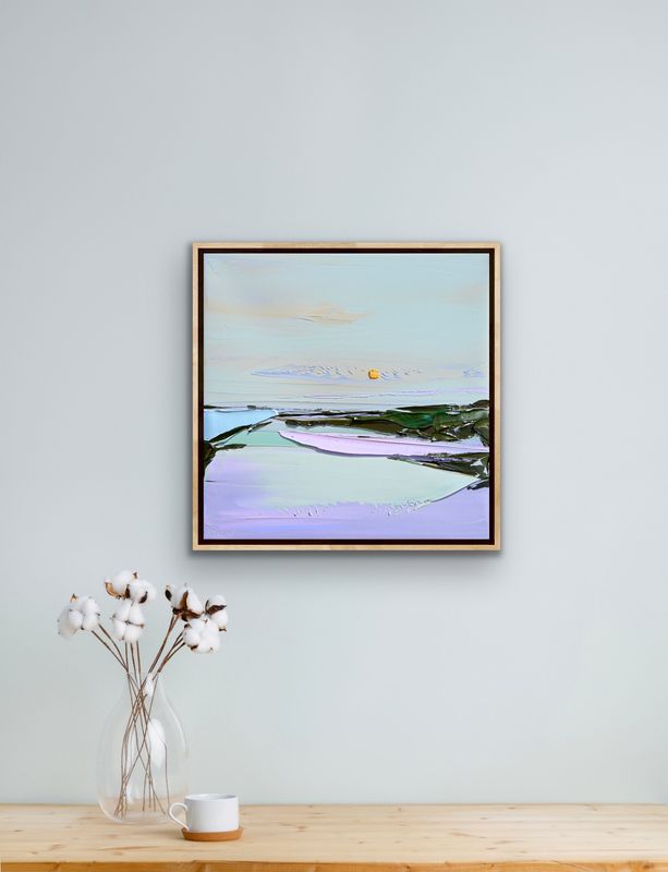 JIGSAW DUNE AND THE MOON - The original painting