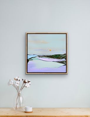 JIGSAW DUNE AND THE MOON - The original painting