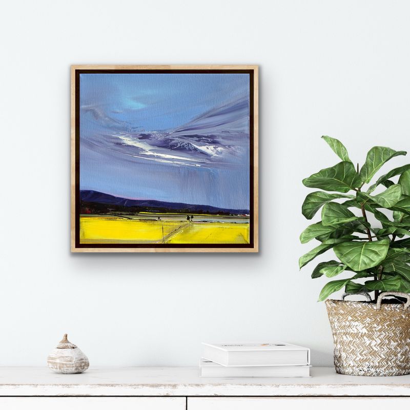 CANOLA NEAR THE WEDDIN - The original painting