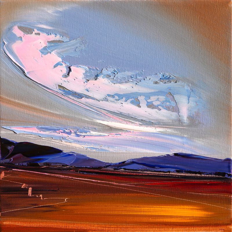 HERE COMES THE DUST - The original painting