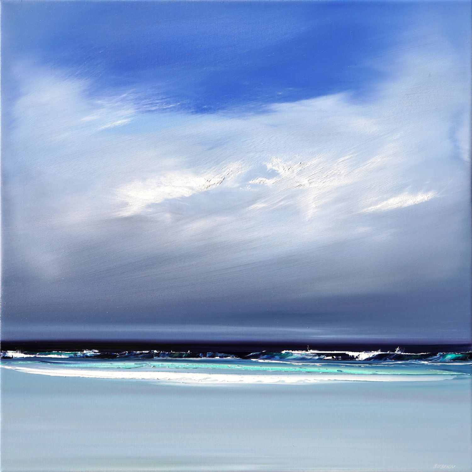 BEYOND THE LODGE - The original painting