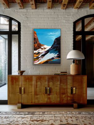 BELOW THE COMET LINE - The original painting
