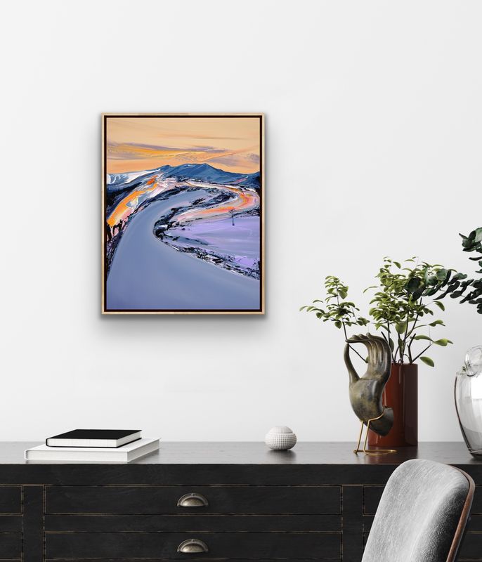 Luxury Canvas Print + Frame  - 50cm x 70cm (20" x 28") - HIGH COUNTRY