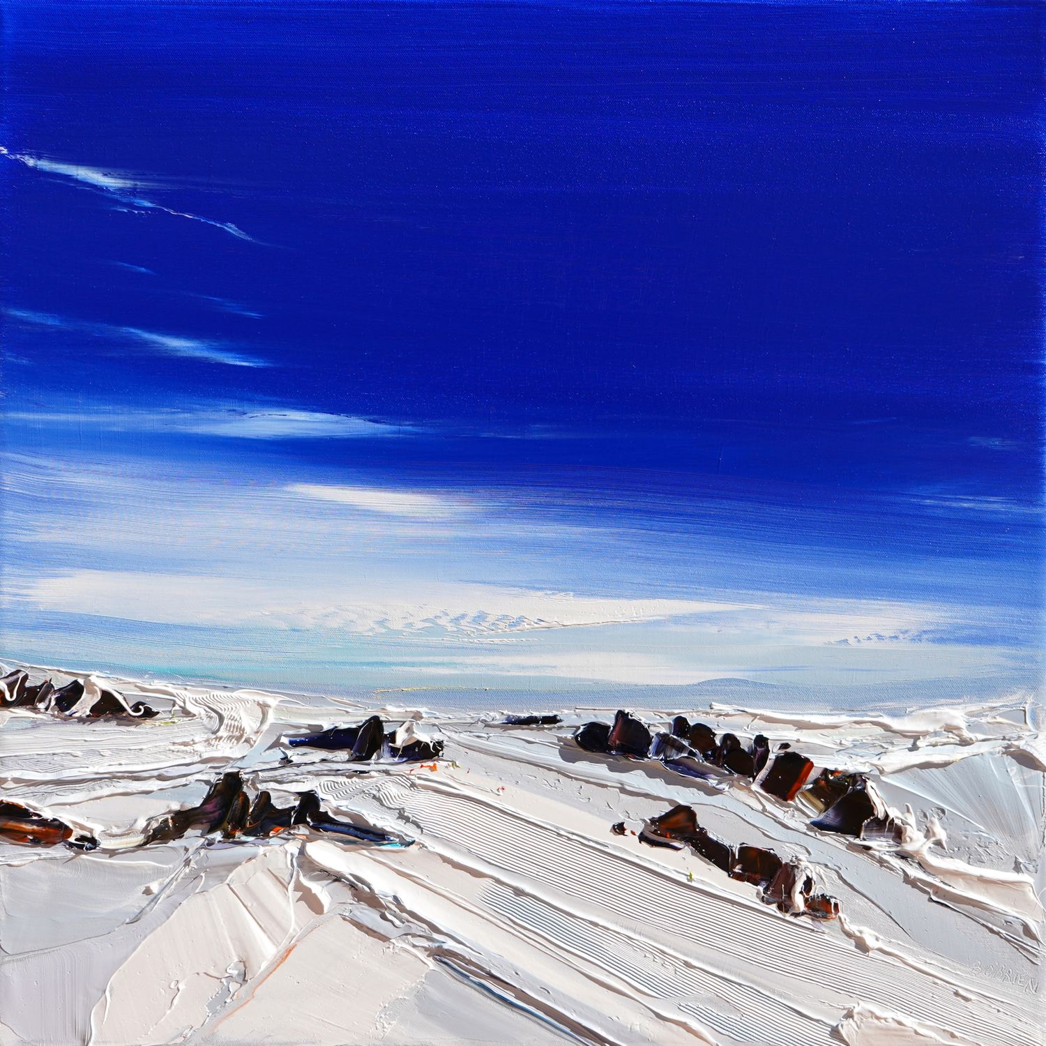 BASIN TO BLUFF - The original painting