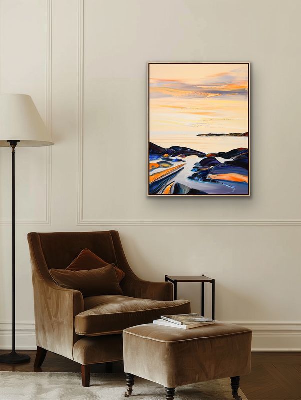 THE GARDENS GLOW - The original painting