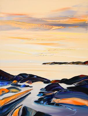 THE GARDENS GLOW - The original painting