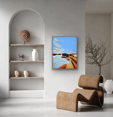 PERIWINKLE WALK BAY OF FIRES - The original painting