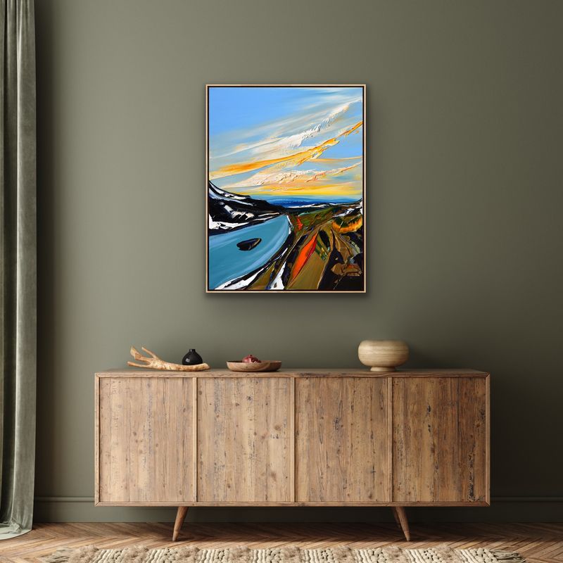 WILDFLOWERS MAIN RANGE - The original painting