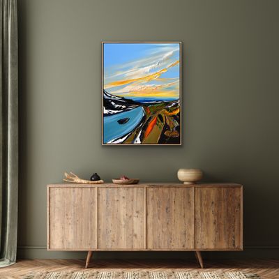 WILDFLOWERS MAIN RANGE - The original painting