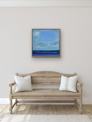 AFTERNOONS OF AZURE &amp; TEA - The original painting