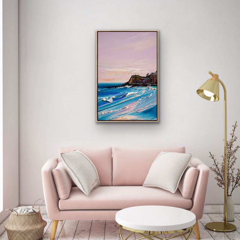 RELUCTANT TO STAY BLUE - The original painting