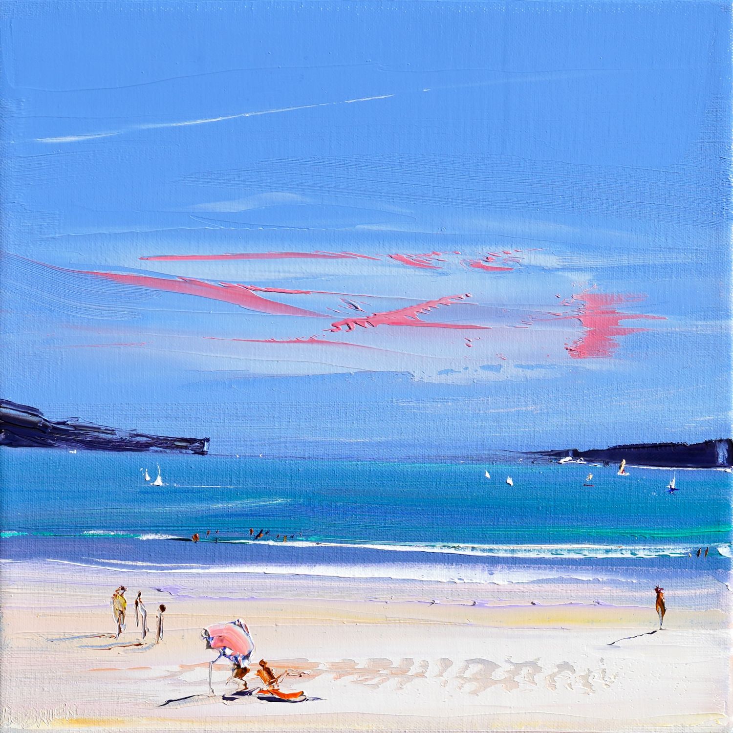 HOLIDAY SPOT - The original painting