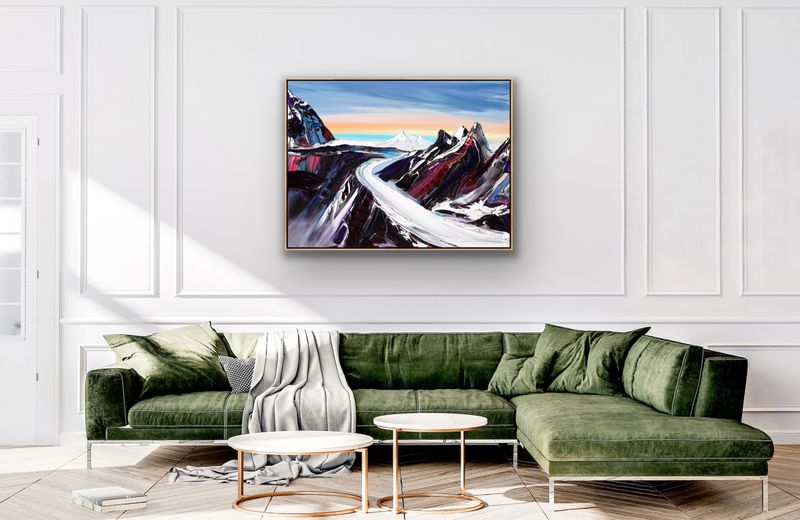 BLACK FEATHER COUNTRY - The original painting