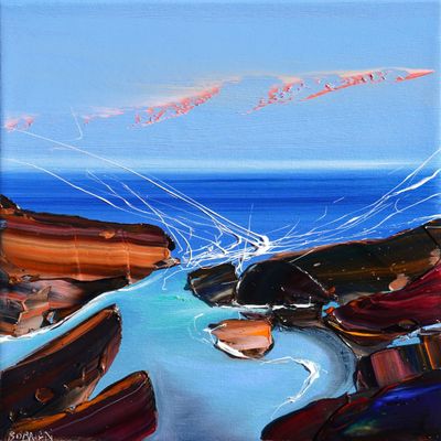 PLAGE NEON - The original painting