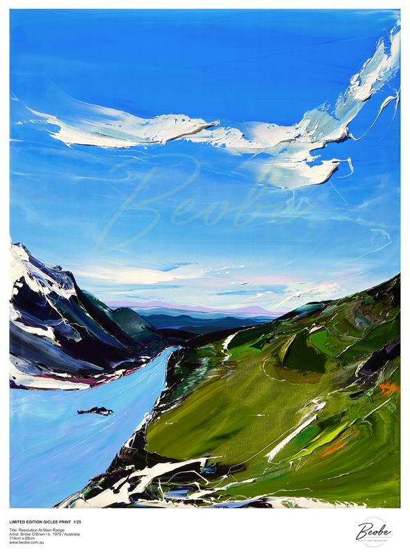 Limited Edition Print - 119cm x 88cm - RESOLUTION AT MAIN RANGE