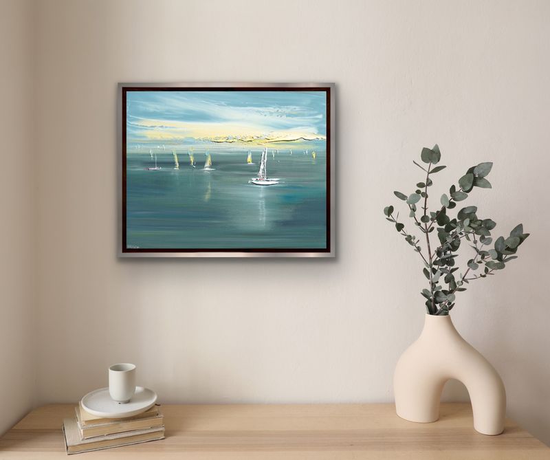MOORED ON THE BRINK OF SALVATION - The original painting