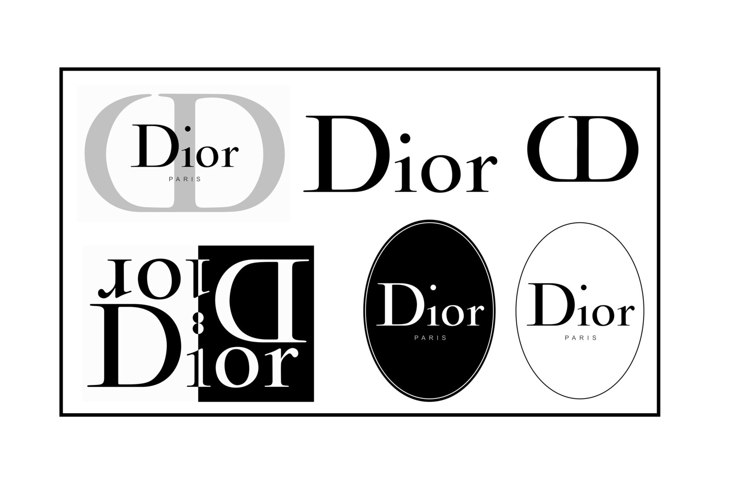 Christian Dior Logos Bundle Digital, Printable, SVG, Bundle, Cutfile ...