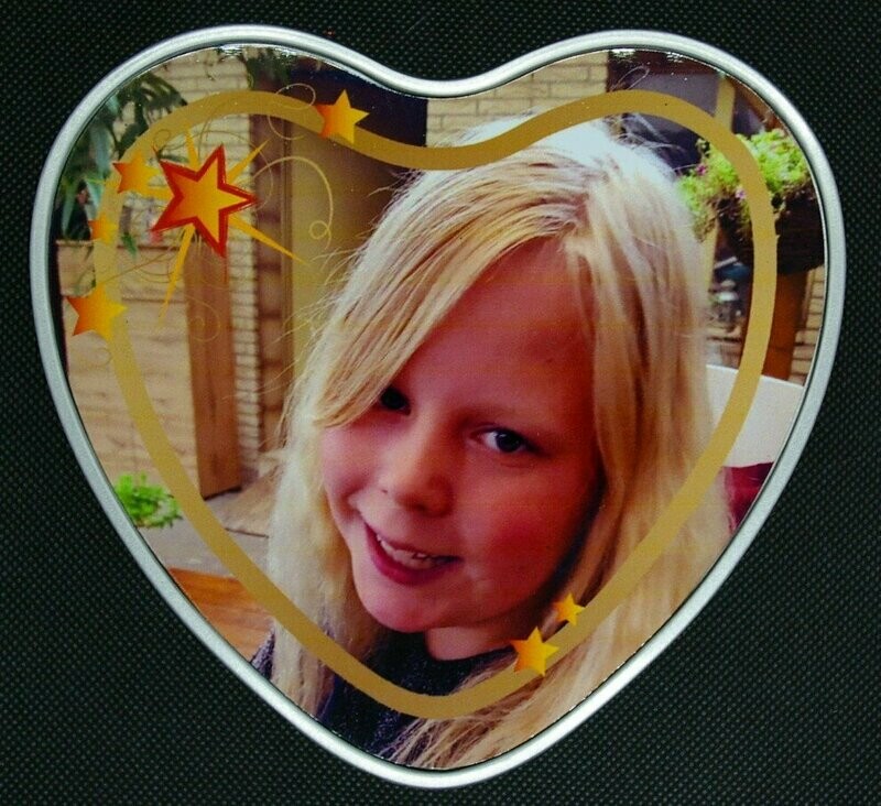 Geschenkdose Herz mit Foto